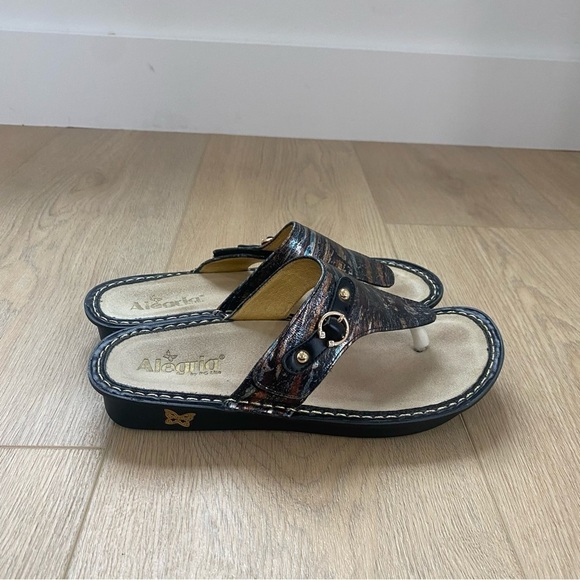 Alegria Vanessa Thong Leather Thong Sandals 41 - Picture 2 of 5